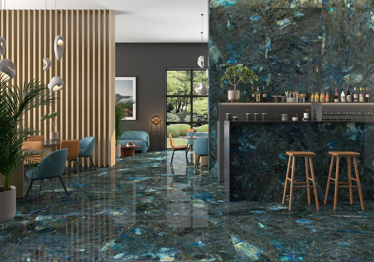 60X120 LABRADORITE BLUE 1GEOTILES. Vendu au carton (0,75M2/carton)