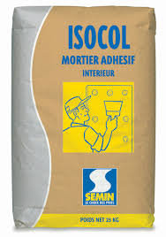 Mortier adhesif poudre 25kg / isocol